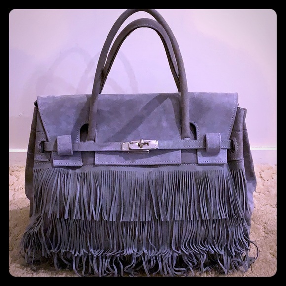 purple suede birkin